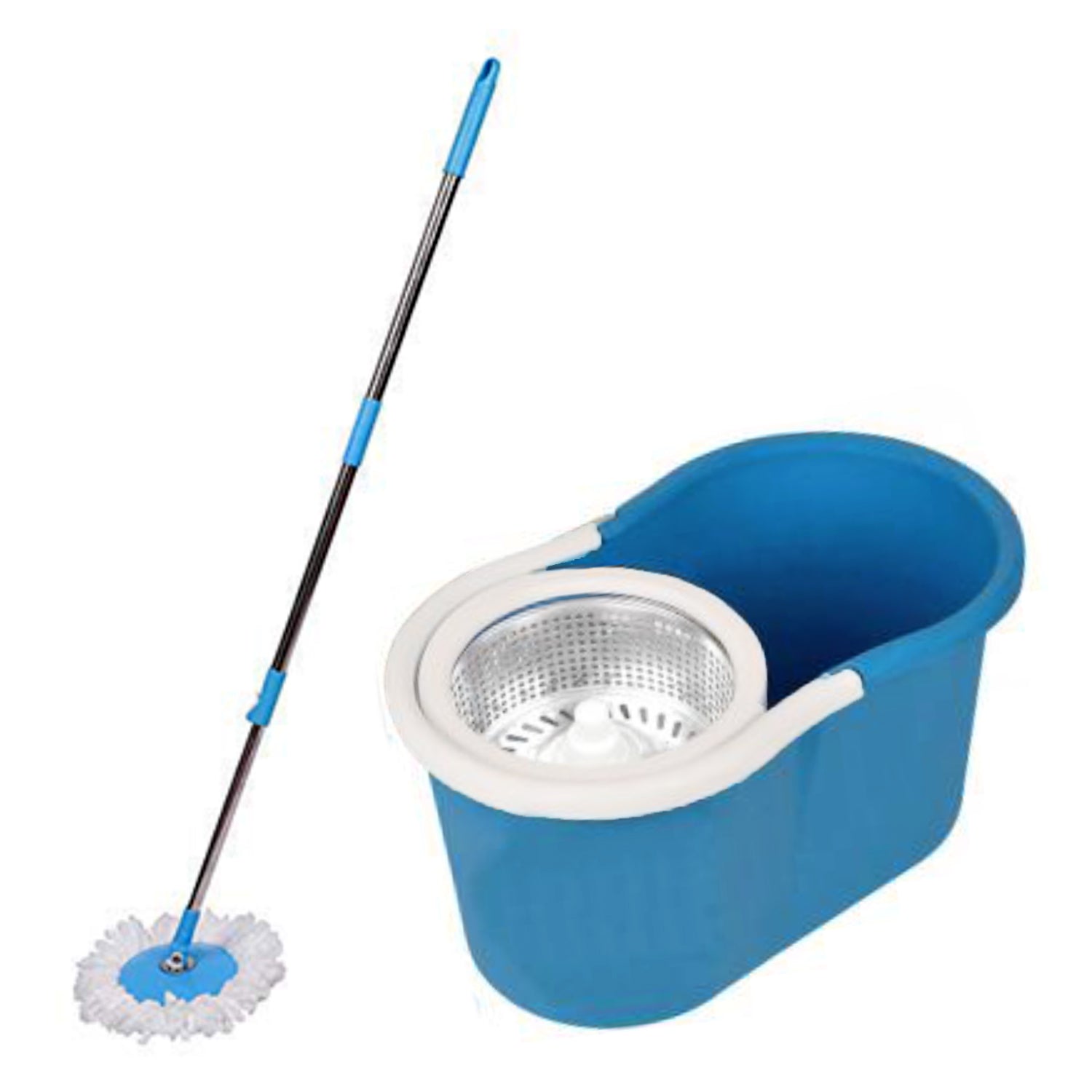 Microfiber spin mop set