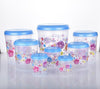 Airtight transparent container set