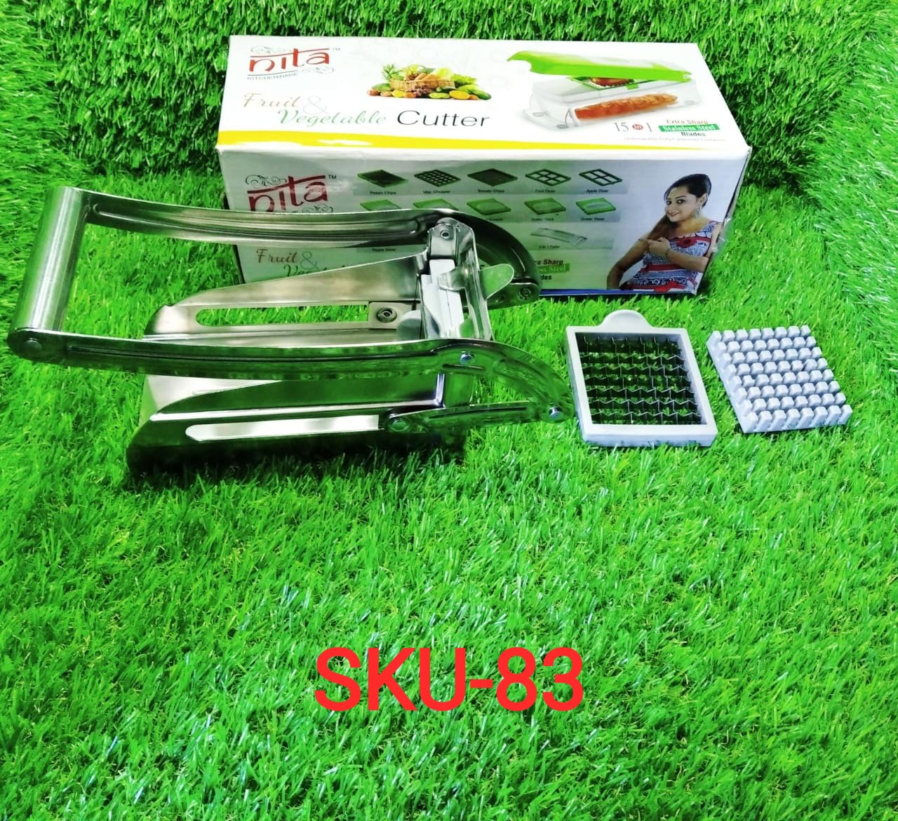 Stainless steel potato cutter