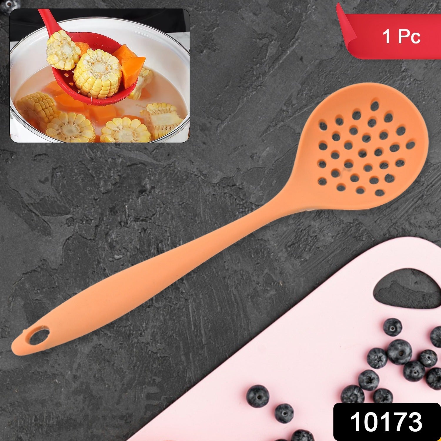 Multi-Use Silicone Colander Spoon