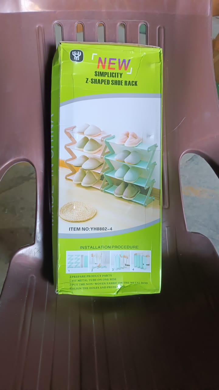 Shoe Rack Z-Shaped Four Layer (1 Pc / 4 Layer)