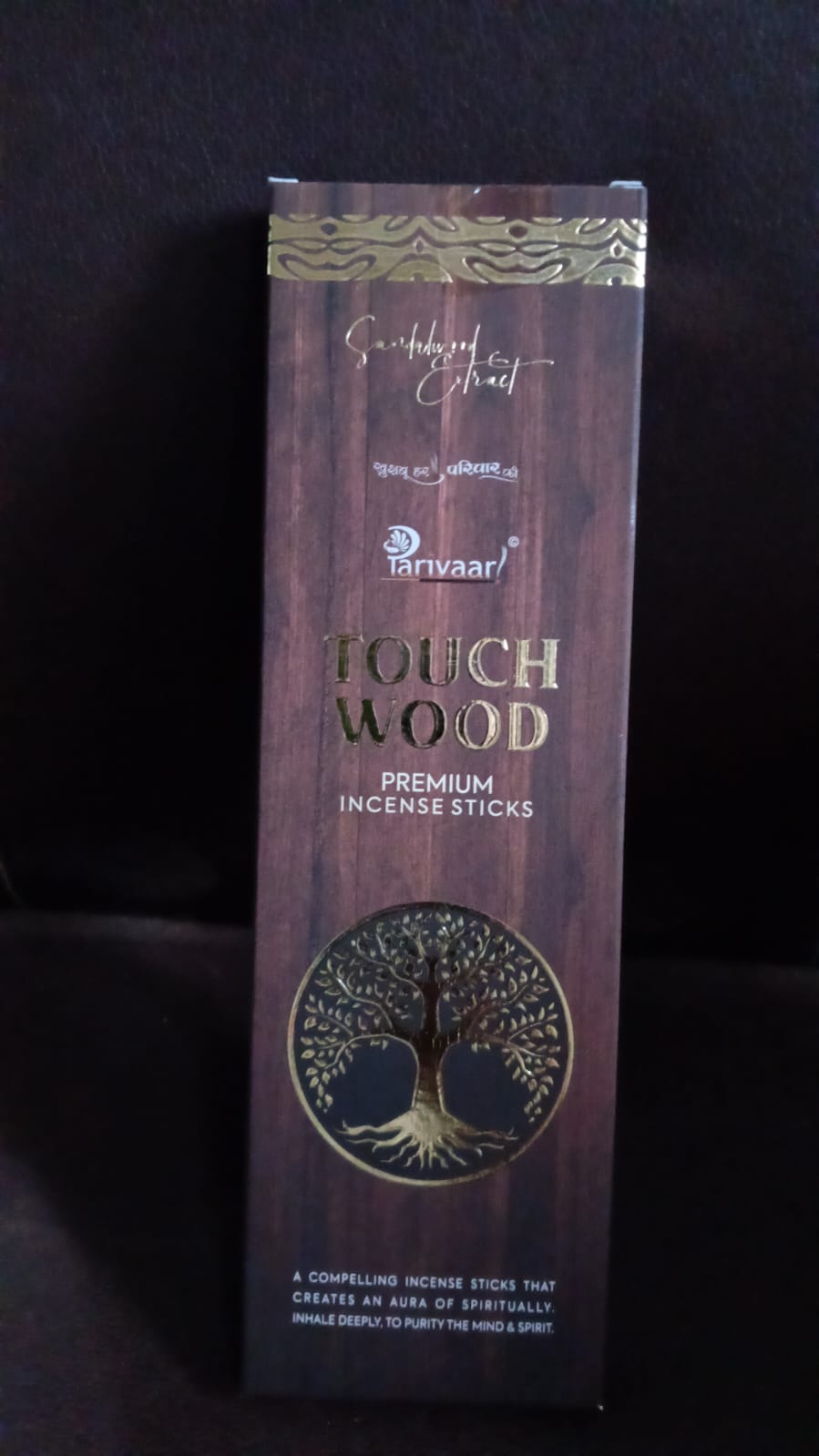 Touch Wood Agarbatti / Incense Sticks for Home, Office (90 GM)