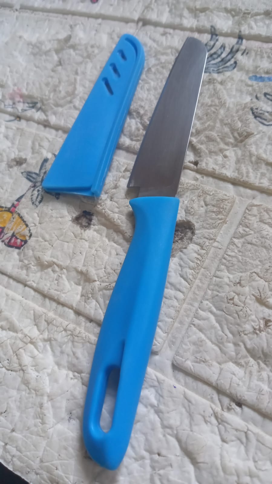 Fruit and vegetable knife with a comfortable grip.