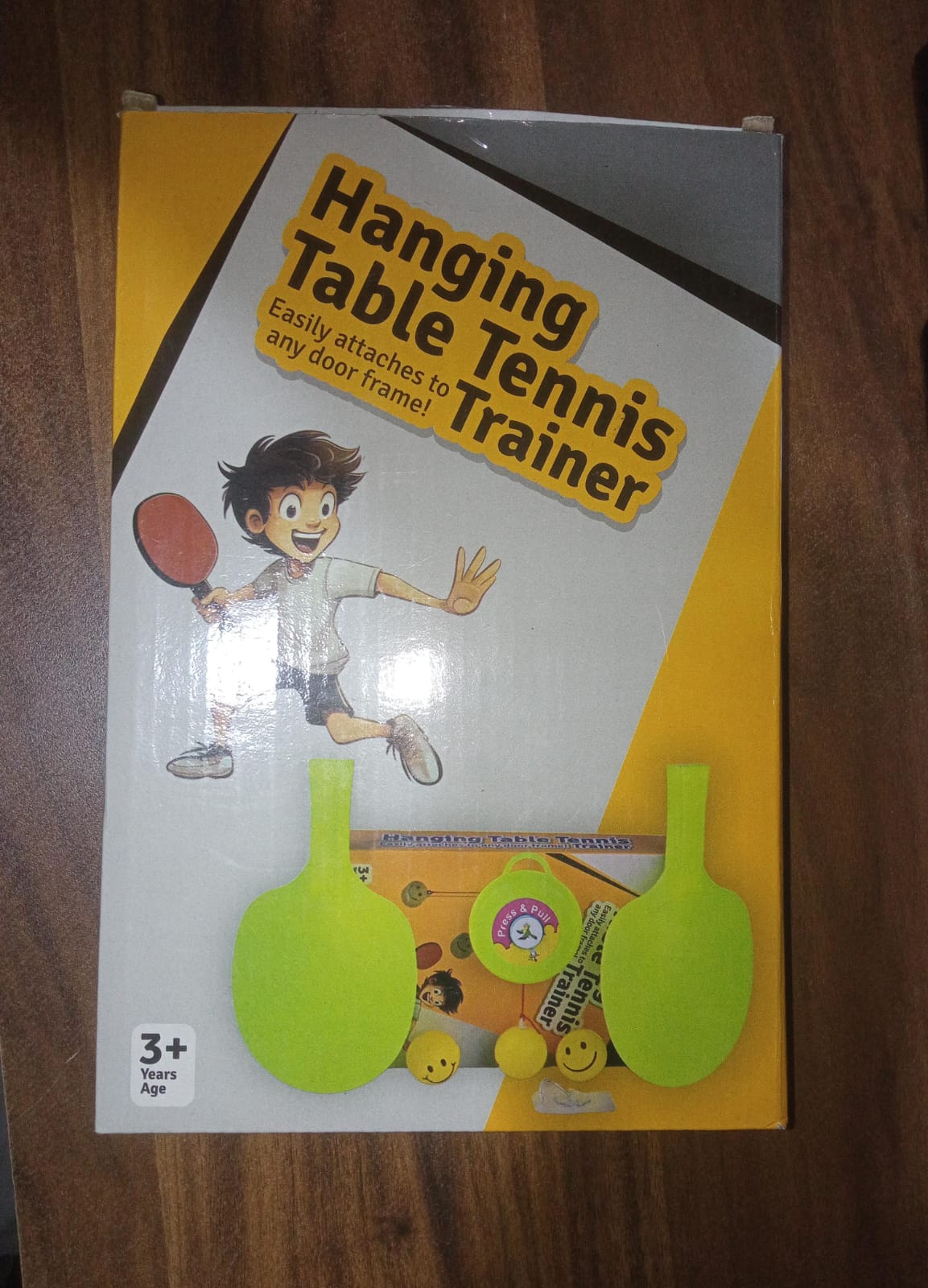 Hanging Table Tennis Trainer Set with Three Ball (1 Set)