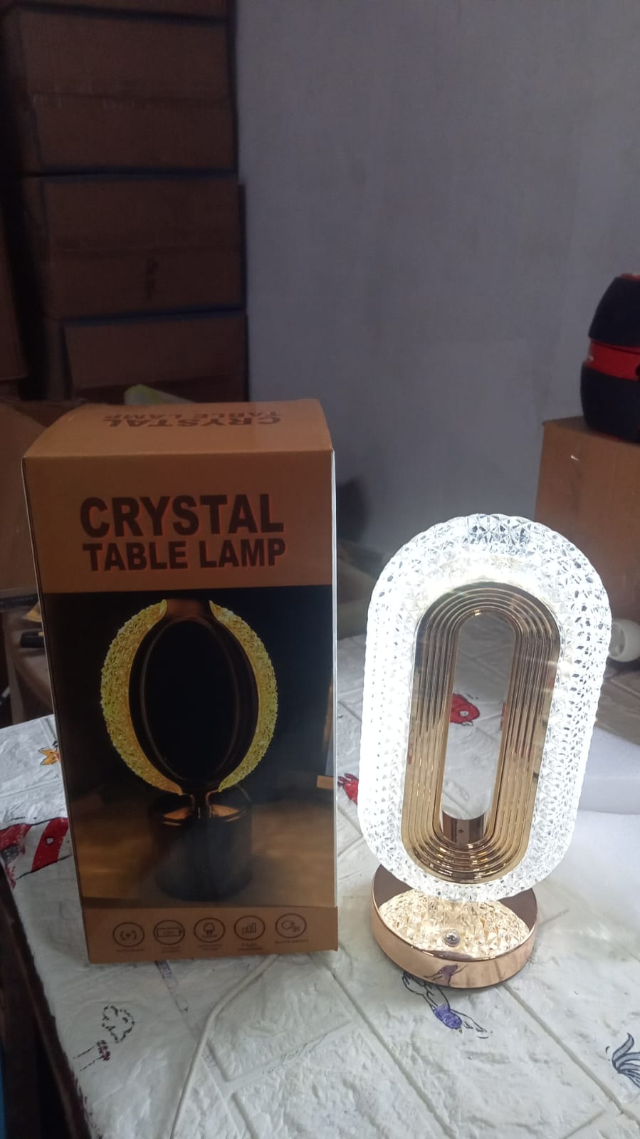 crystal lamp