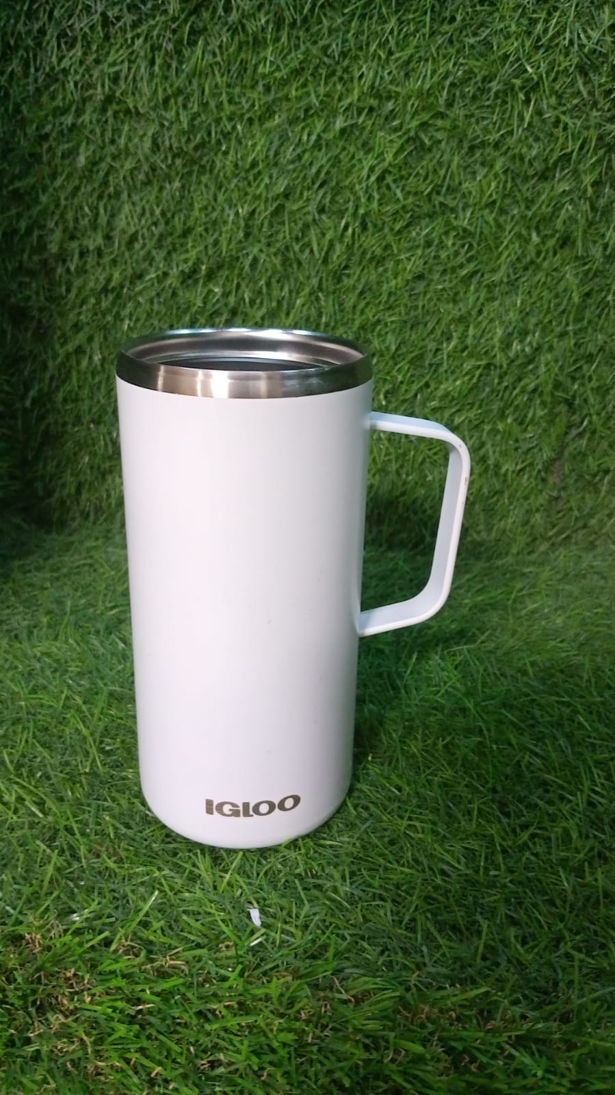 Steel coffee mug for camping and home use