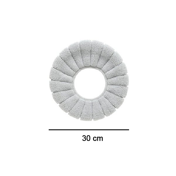 Soft and comfortable winter toilet seat mat cover with plush fabric